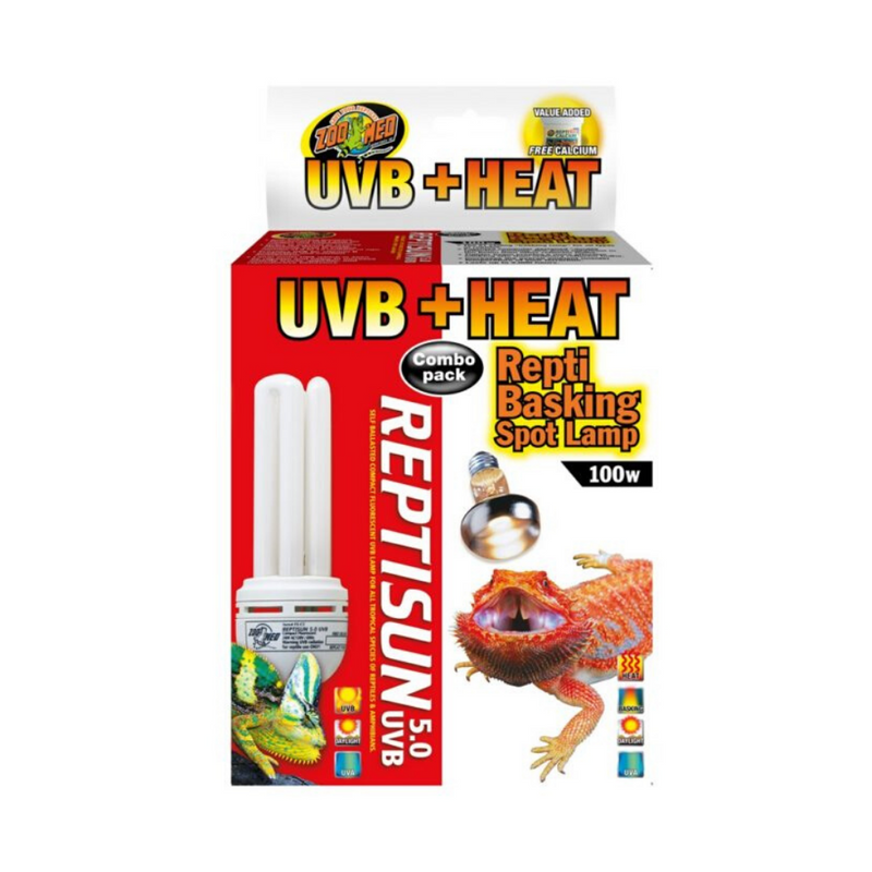 UV-B (5.0) & Heat (100w) Combo Pack