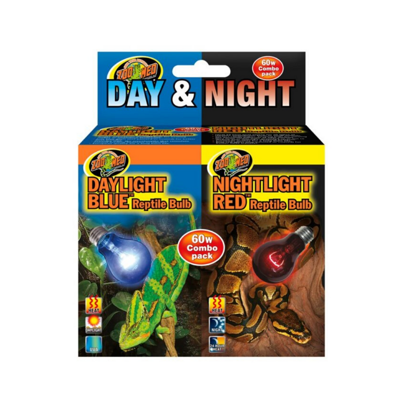 Day & Night Reptile Bulb Combo Pack